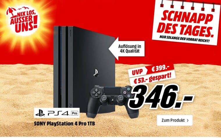 Playstation 4 Pro Zum Bestpreis Von 346 Eur Auf Mediamarktde
