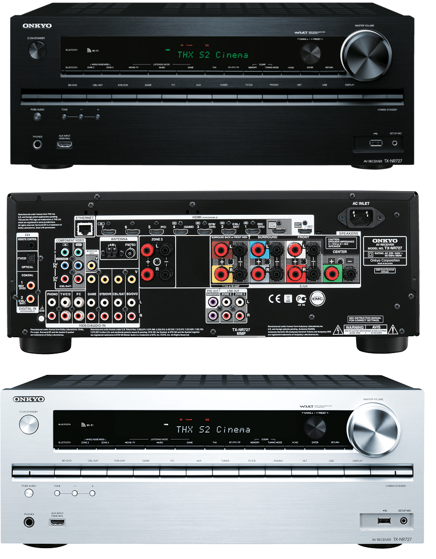 Neue Onkyo AVReceiver mit 4KPassthrough TXNR525, TXNR626, TXNR727