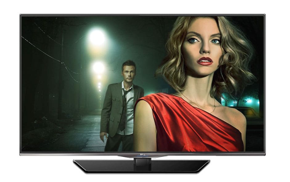 TCL 7E504D 4K Fernseher mit 50 Zoll - Frontansicht