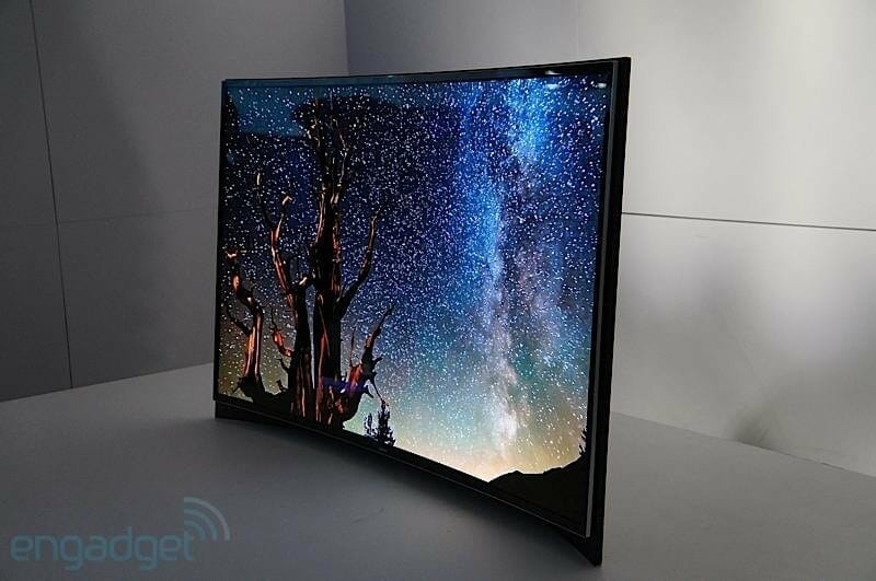 Samsungs geschwungener OLED TV