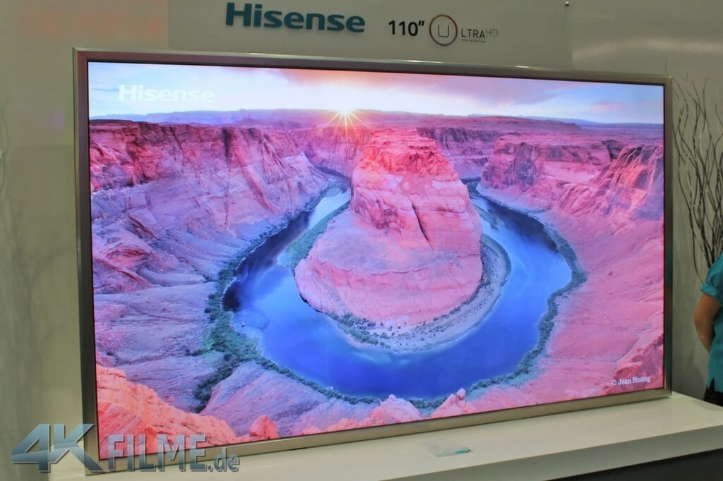 Hisense 110 Zoll 4K TV Prototyp