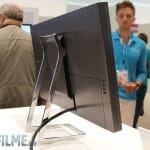 Samsung 4K Monitor Rückansicht mit 4 USB-Anschlüssen