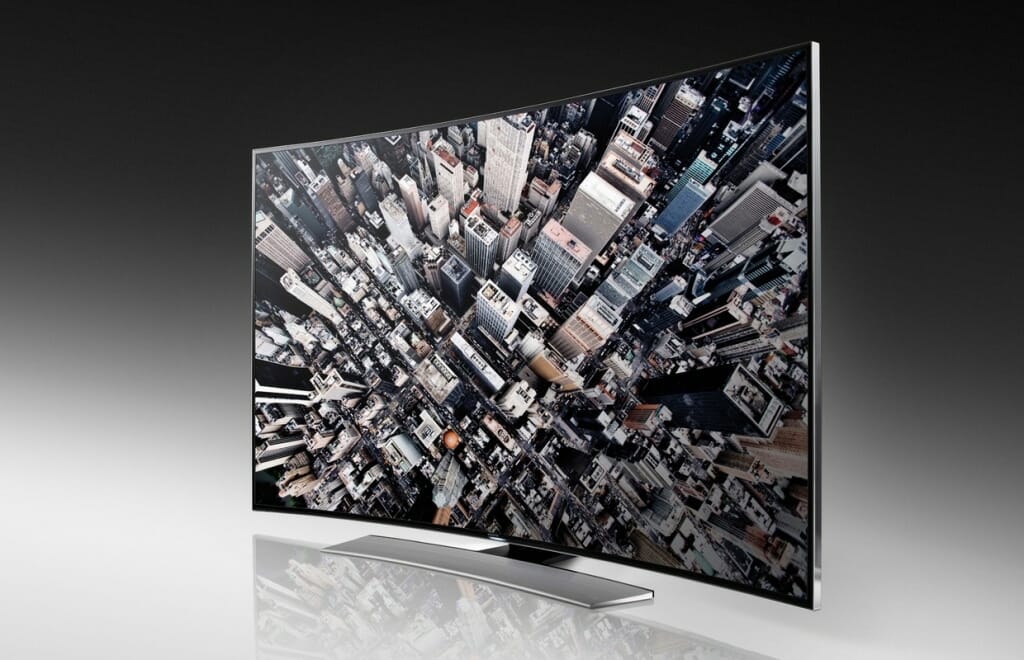 Samsung HU8590 Serie mit gebogenem Ultra HD Display