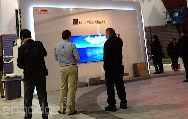 Erstes Bild von Toshibas 5K Ultra Wide TV