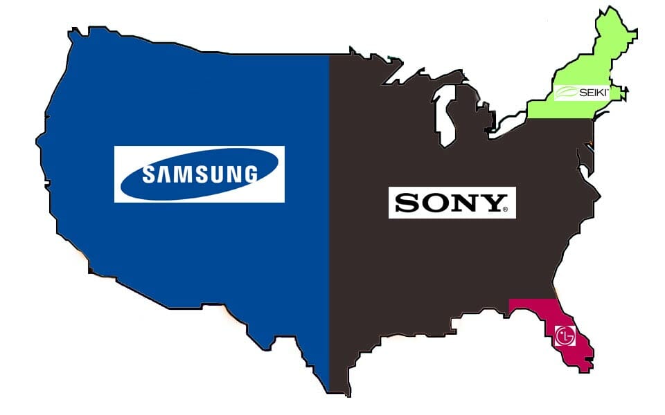 Samsung hält 50.4 Prozent am Gesamten Ultra-HD Markt in den USA