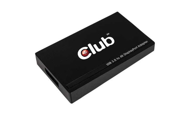 Club3D Grafikadapter von USB 3.0 auf Displayport rüstes 4K / Ultra HD nach