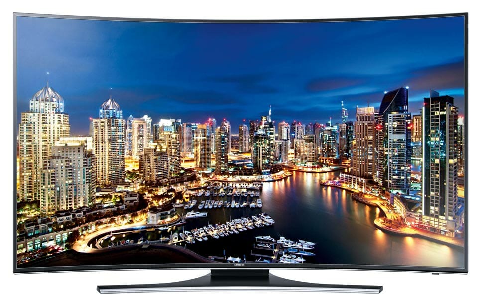 Samsung HU7200 curved 4K TV Frontansicht