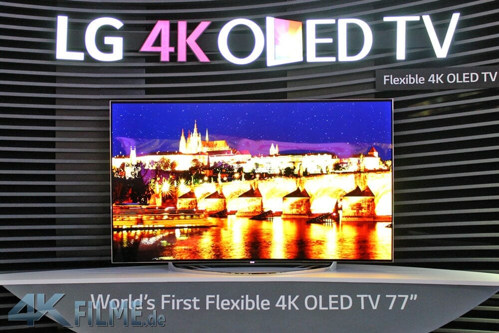 LG Bendable 4K OLED TV mit 77 Zoll