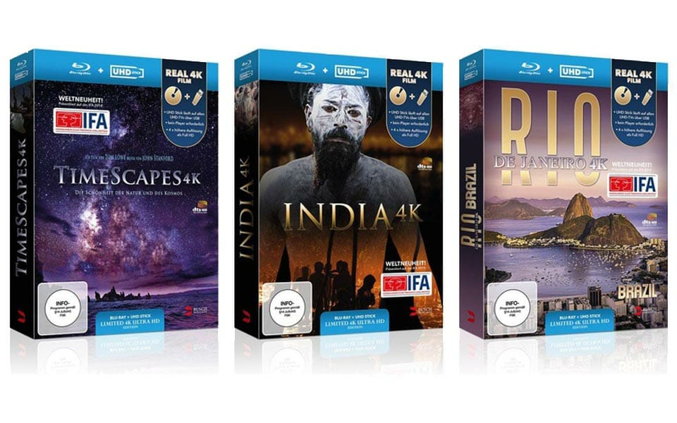 Blu-ray-Bundle inkl. 4K Material auf USB-Stick