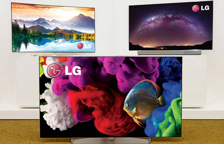 Alle LG 4K OLED TVs für 2015