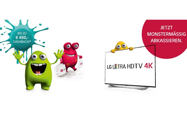 LG UHD TV Cashback Aktion