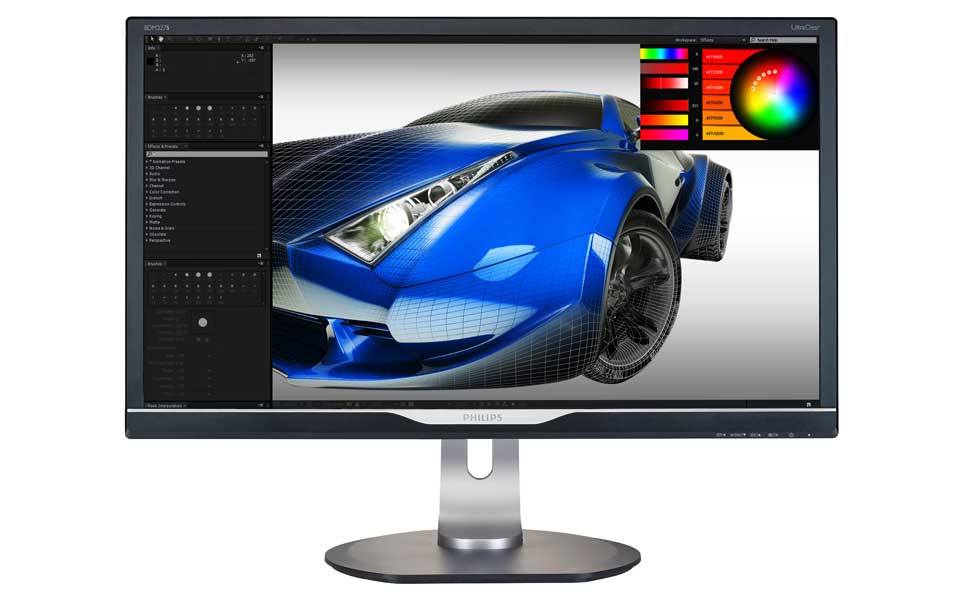 BDM3275UP 32 Zoll UltraClear 4K Monitor von Philips