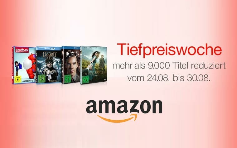 Tiefpreiswoche Blu-ray & DVD auf Amazon.de