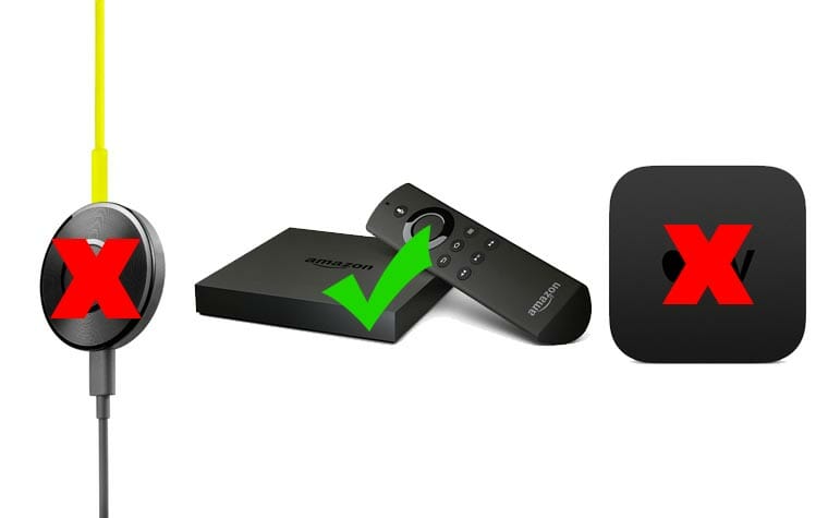 Amazon bannt Google Chromecast und Apple TV