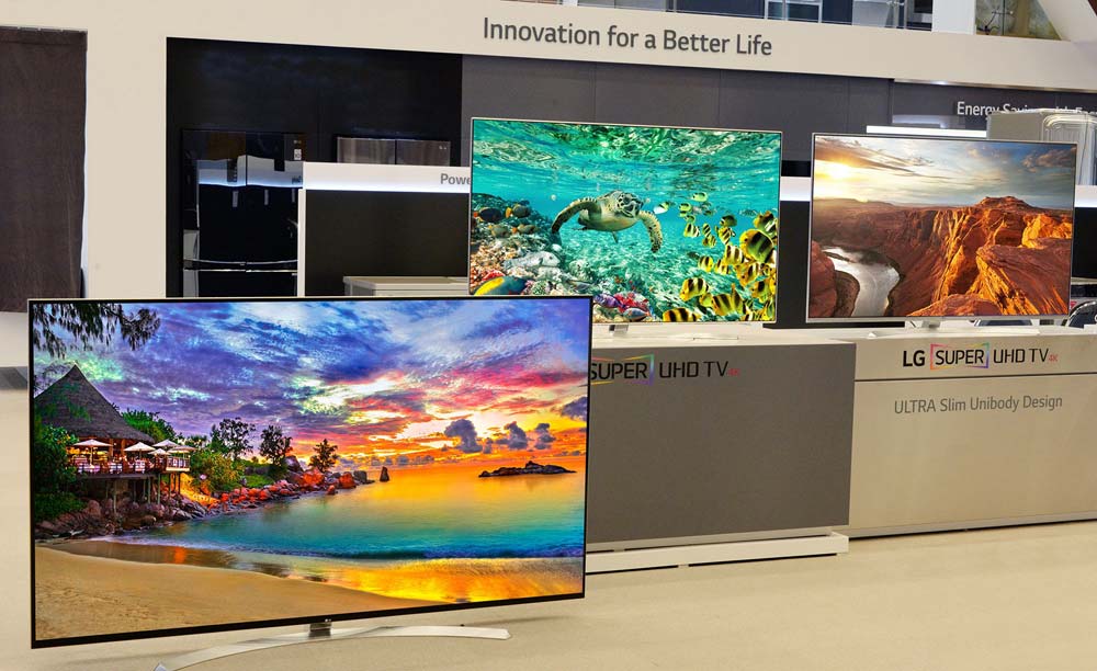 LGs Super UHD TVs für 2016 werden auf der CES vorgestellt
