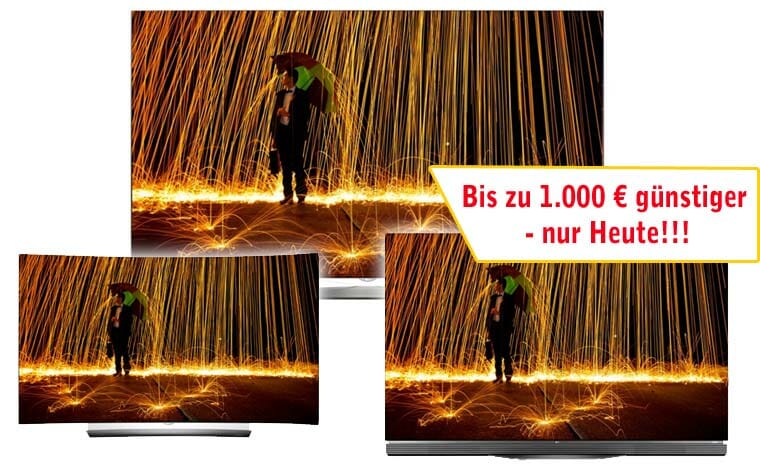1000 Euro günstiger LGs 4K OLED TV
