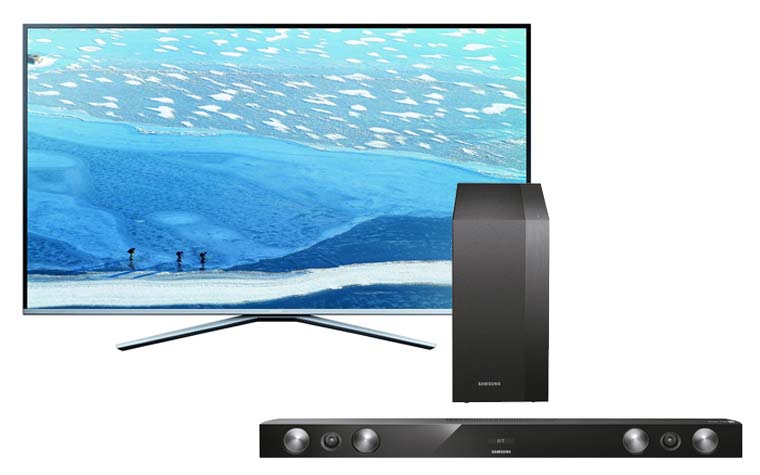 Samsung 4K Fernseher mit gratis Soundbar