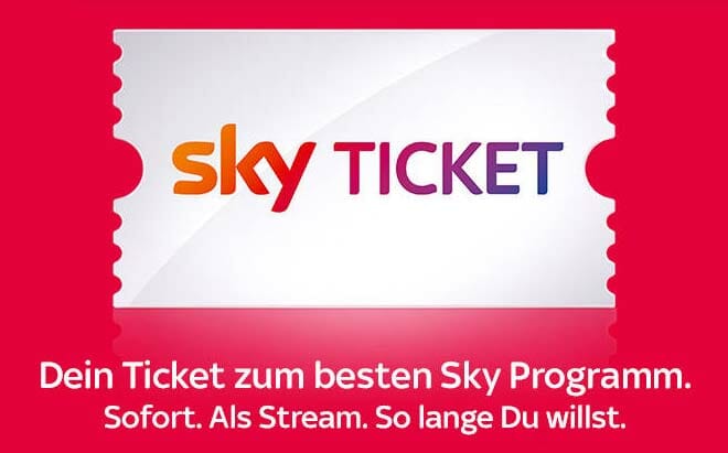 Mit den Sky Tickets lassen sich Inhalte wie Sport-Events, Filme und Serien einmalig 