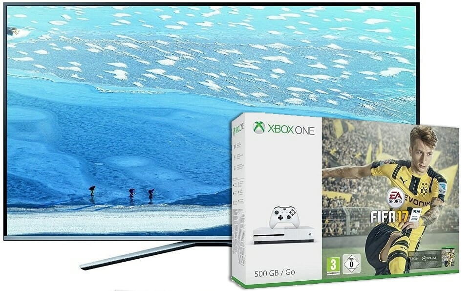 Samsung 4K Fernseher mit Xbox ONE S im Bundle für nur 1.049 Euro