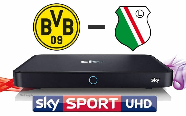 BVB gegen Legia Warschau in 4K UHD auf Sky