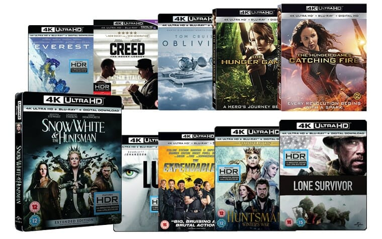 Günstige 4K Blu-ray Importe aus UK