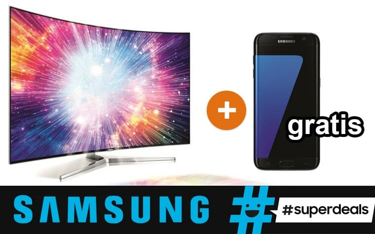 #Superdeals - Gratis Galaxy Edge S7 oder Tablet beim Kauf eines SUHD UHD TV von Samsung