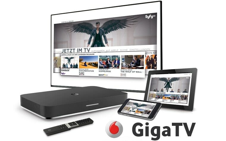 Vodafone GigaTV mit 4K-Kabel-Receiver