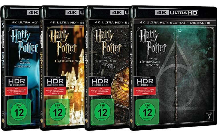 Harry Potter 4K Blu-rays mit Dolby Vision?