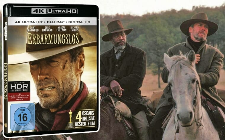 Erbarmungslos (1992) mit Clint Eastwood erscheint auf 4K UHD Blu-ray