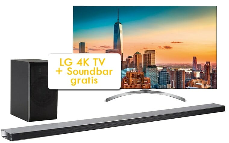 LG 4K Fernseher kaufen und Soundbar gratis abstauben