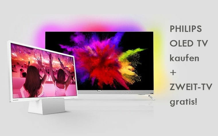 Philips OLED TV kaufen und Zweit-TV gratis erhalten!