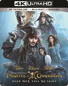 US Cover zur 4K UHD Blu-ray von "Pirates of the Caribbean 5: Salazars Rache"