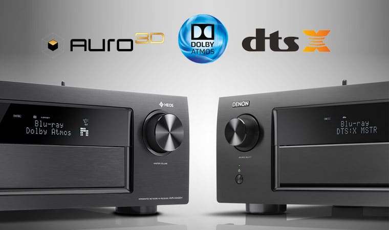 Denon AV-Receiver AVR-X4400H und AVR-X6400H mit Auro 3D, Dolby Atmos und DTS:X Sound