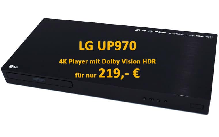 LG UP970 4K Player mit Dolby Vision HDR