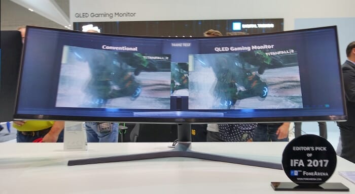 Der CHG90 Quantum Dot Montor ist ein Traum für Gamer, lässt sich aber auch gut für die Arbeit einsetzen!