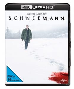 Vorläufiges 4K Blu-ray Cover für "Der Schneemann" mit Michael Fassbender