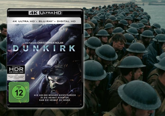 Dunkirk erscheint am 07. Dezember 2017 auf 4K Blu-ray