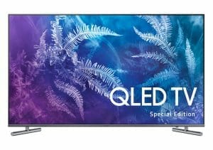 Samsung Q6F QLED TV mit flachem 49 Zoll Display