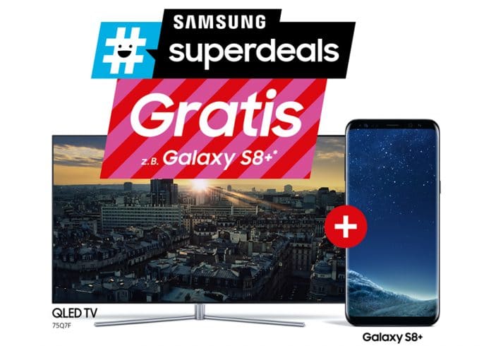 Gratis Smartphone beim Kauf eines Samsung QLED oder 