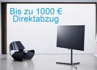 Bis zu 1.000 Euro Direktabzug für ausgewählte OLED 4K Fernseher von Loewe