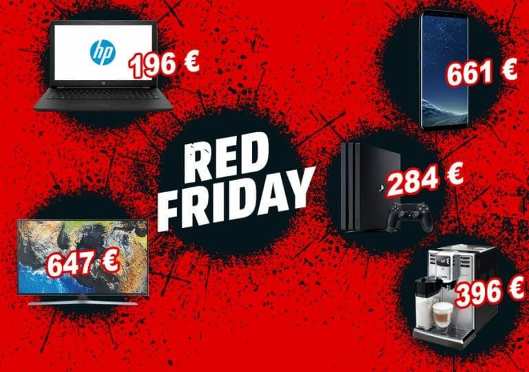 MediaMarkt „Red Friday Deals“: Sony Playstation 4 Pro für 284,- € uvm.