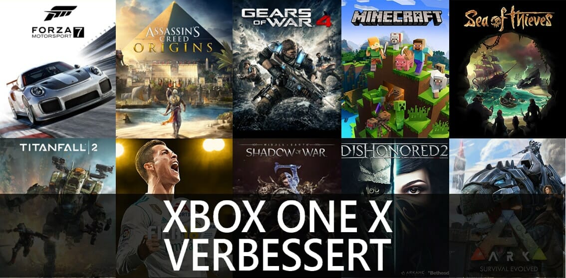 Xbox One X verbesserte Spiele mit 4K Ultra HD & HDR - 4K Filme