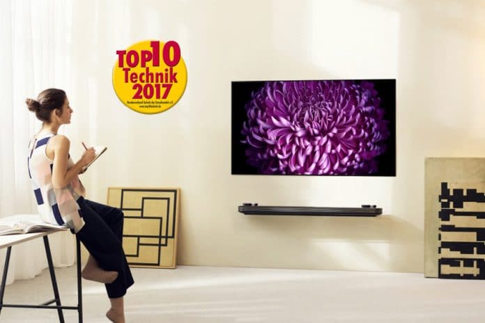 Der LG W7 OLED TV gehört lt. Bundesverband Technik des Einzelhandels e.V. (BVT) zu einem der angesagtesten Technik-Neuheiten in 2017