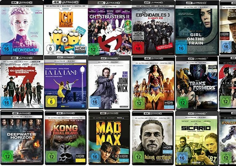 Bis zu 42% reduziert: 4K UHD Blu-rays in den Amazon Last-Minute-Angeboten (BEENDET)
