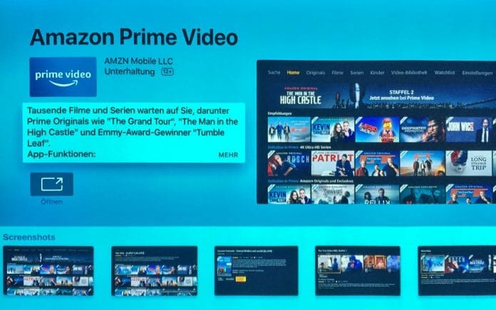 Amazon Prime Video f r Apple TV 4K verf gbar  4K Filme