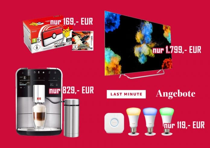 Last Minute Angebote auf Amazon.de am 18. Dezember 2017