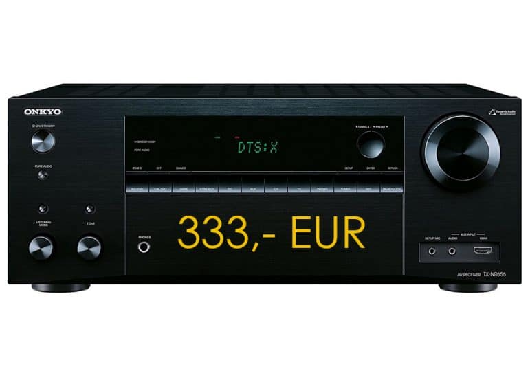 Onkyo TX-NR656 – günstiger 7.2 Kanal-Receiver nur heute für 333,- EUR
