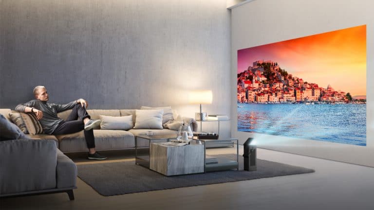 HU80KS: LG 4K Laser-Projektor zaubert auf bis zu 150 Zoll (CES 2018)