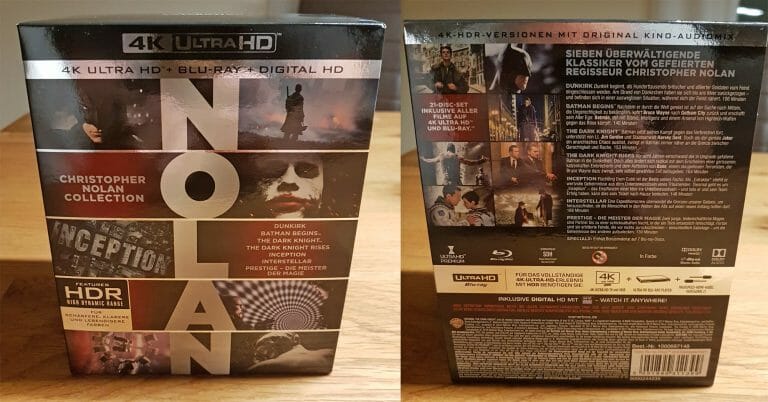 Christopher Nolan 4K Blu-ray Collection im Test (Review)