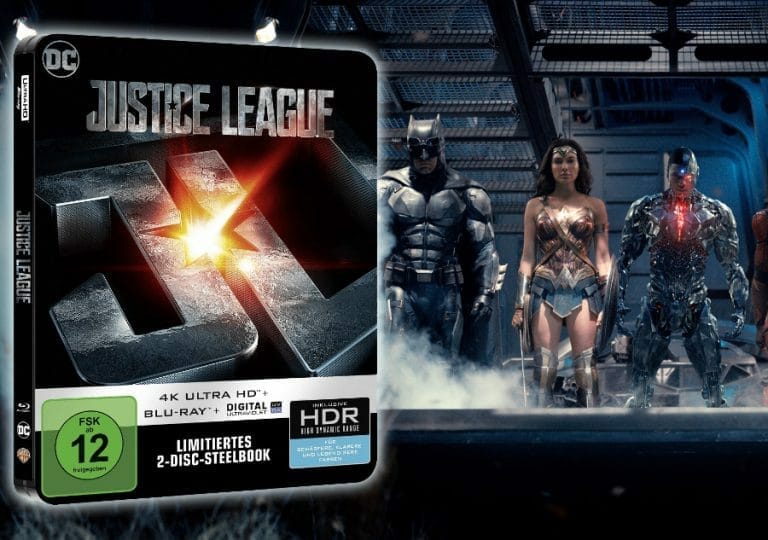 Justice League als limitiertes 4K Blu-ray Steelbook & Digibook Version